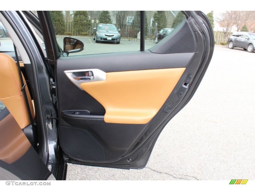 2011 CT 200h Hybrid Premium - Smokey Granite Mica / Caramel photo #23