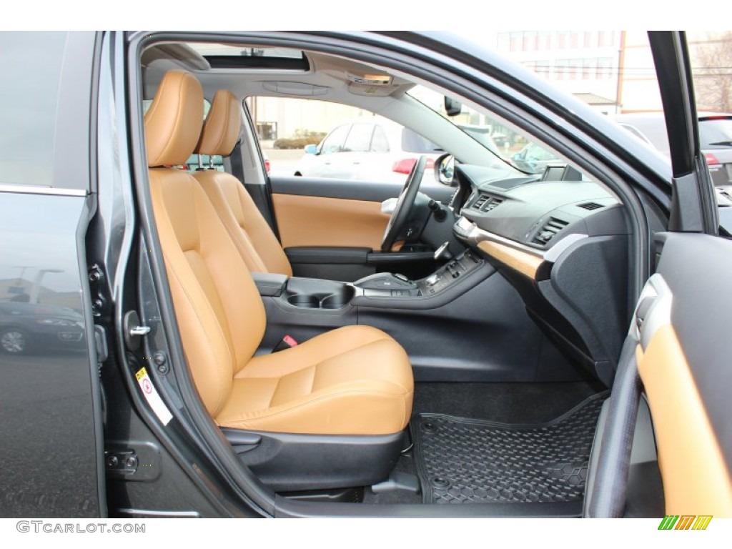 2011 CT 200h Hybrid Premium - Smokey Granite Mica / Caramel photo #27