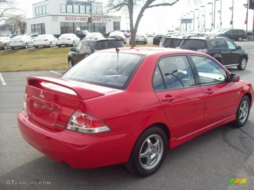 2004 Lancer OZ Rally - Phoenix Red / Black photo #5