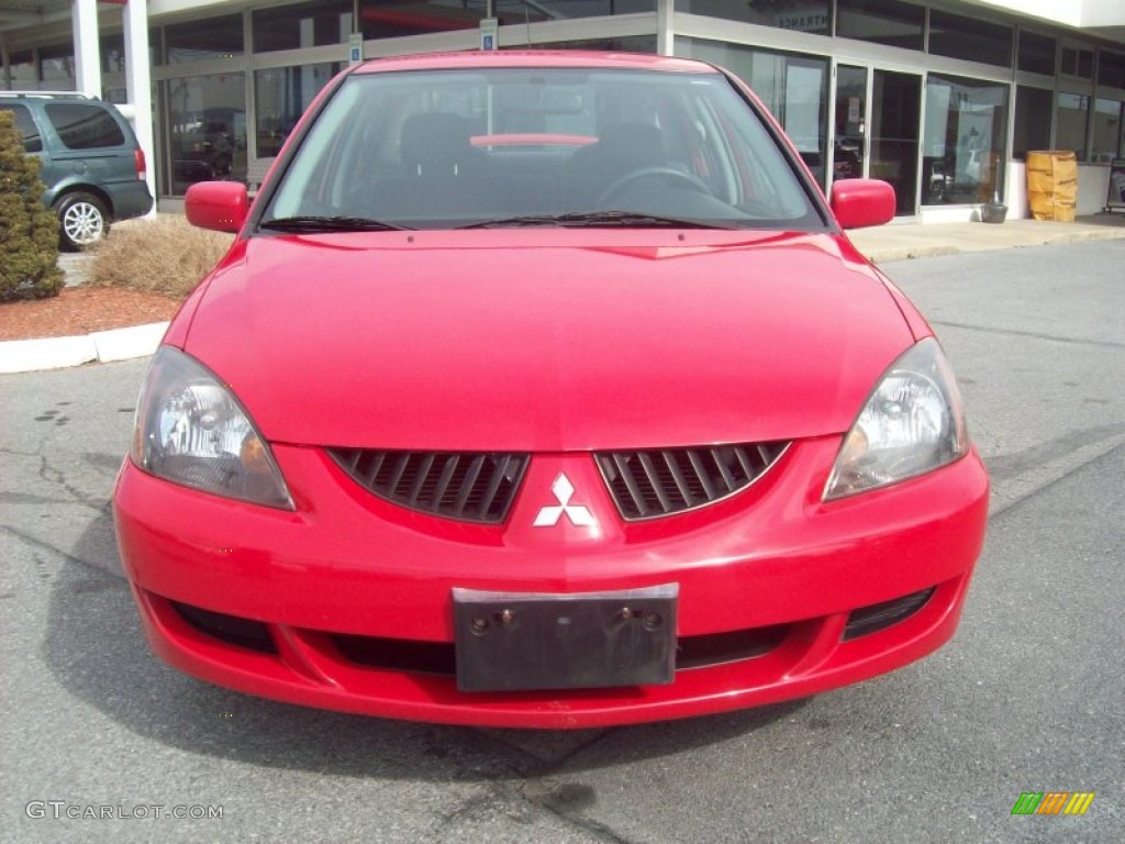 2004 Lancer OZ Rally - Phoenix Red / Black photo #8