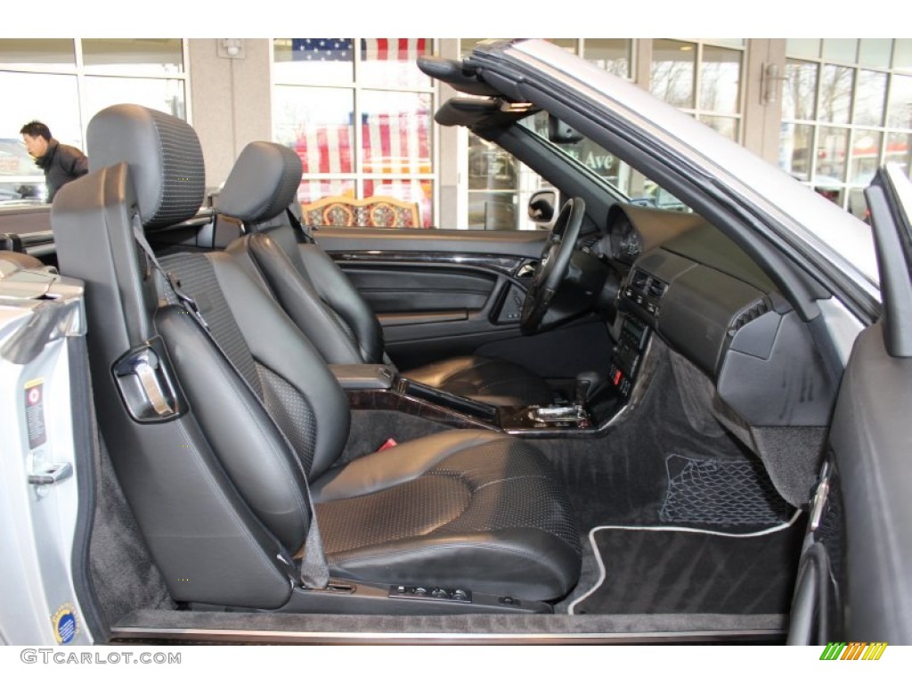 Silver/Black Interior 2002 Mercedes-Benz SL 600 Silver Arrow Roadster Photo #60988591