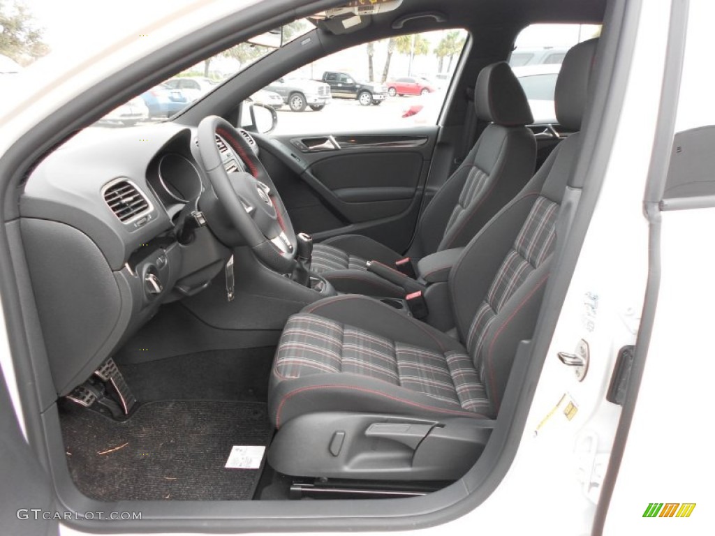 Interlagos Plaid Cloth Interior 2012 Volkswagen GTI 4 Door Photo #60988678