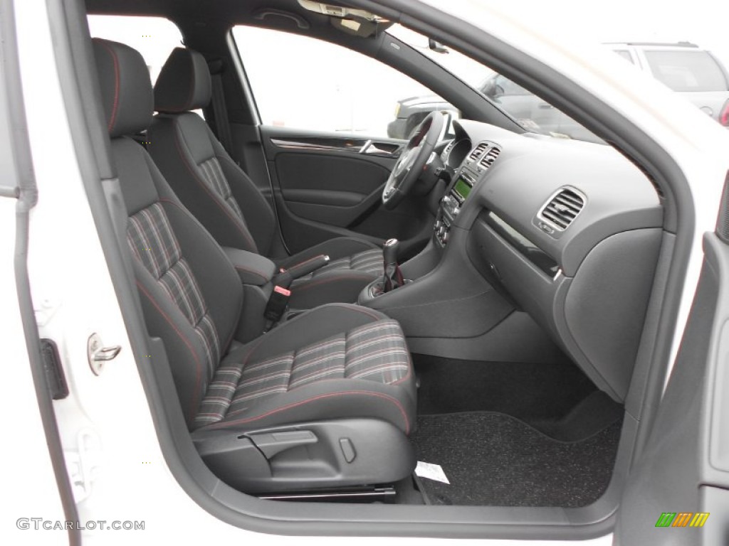 Interlagos Plaid Cloth Interior 2012 Volkswagen GTI 4 Door Photo #60988696