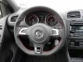 Interlagos Plaid Cloth Steering Wheel Photo for 2012 Volkswagen GTI #60988723