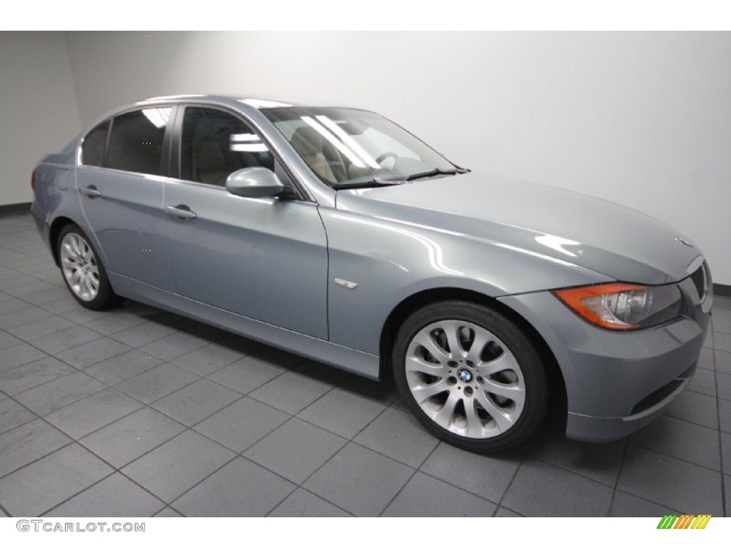 2008 3 Series 335i Sedan - Arctic Metallic / Beige photo #8