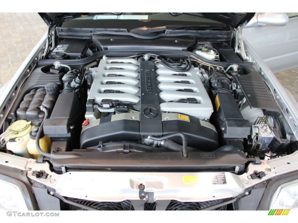 2002 Mercedes-Benz SL 600 Silver Arrow Roadster 6.0 Liter DOHC 48-Valve V12 Engine Photo #60988774