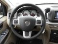Sierra Sand 2012 Volkswagen Routan SEL Steering Wheel
