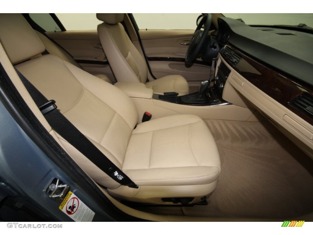 2008 3 Series 335i Sedan - Arctic Metallic / Beige photo #36