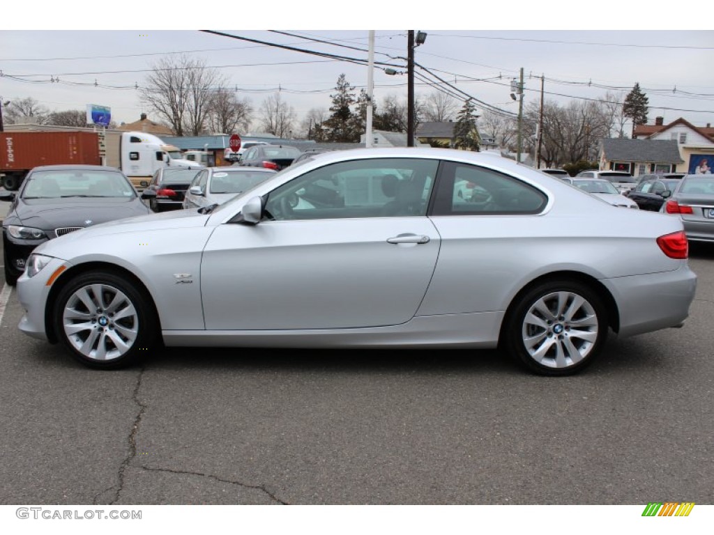 2011 3 Series 328i xDrive Coupe - Titanium Silver Metallic / Black photo #8