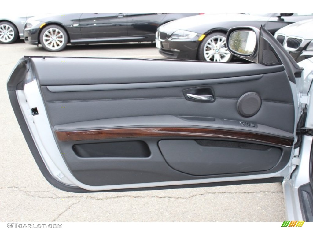 2011 BMW 3 Series 328i xDrive Coupe Black Door Panel Photo #60989305
