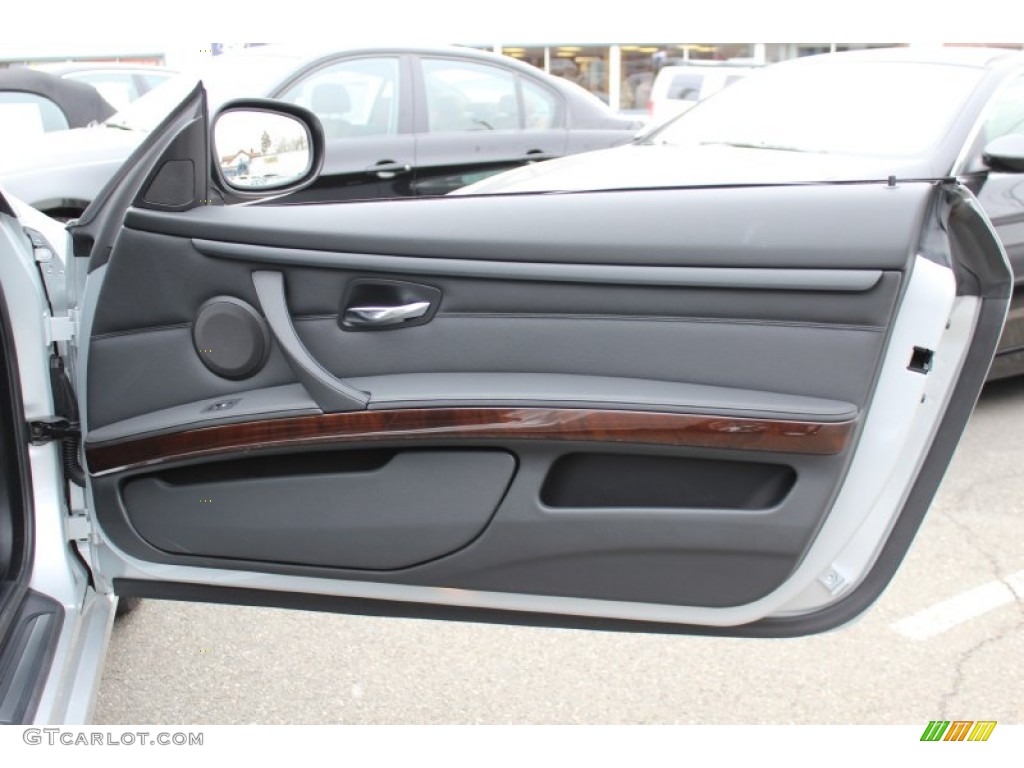 2011 BMW 3 Series 328i xDrive Coupe Black Door Panel Photo #60989425
