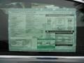  2012 Passat V6 SE Window Sticker