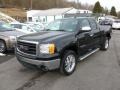 2007 Onyx Black GMC Sierra 1500 SLT Extended Cab 4x4  photo #3