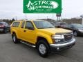 Flame Yellow 2004 GMC Canyon SLE Extended Cab 4x4