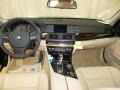 2011 BMW 5 Series Venetian Beige Interior Dashboard Photo