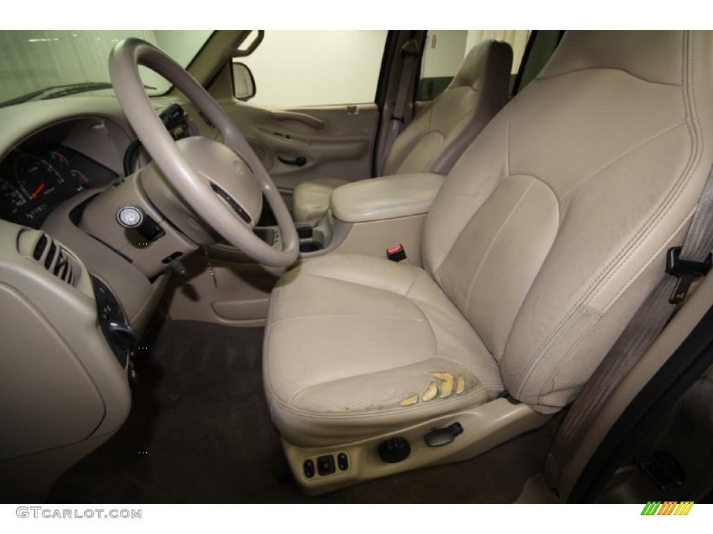 2001 Expedition XLT - Arizona Beige Metallic / Medium Parchment photo #3