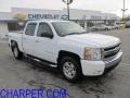 2007 Summit White Chevrolet Silverado 1500 LT Crew Cab 4x4  photo #1