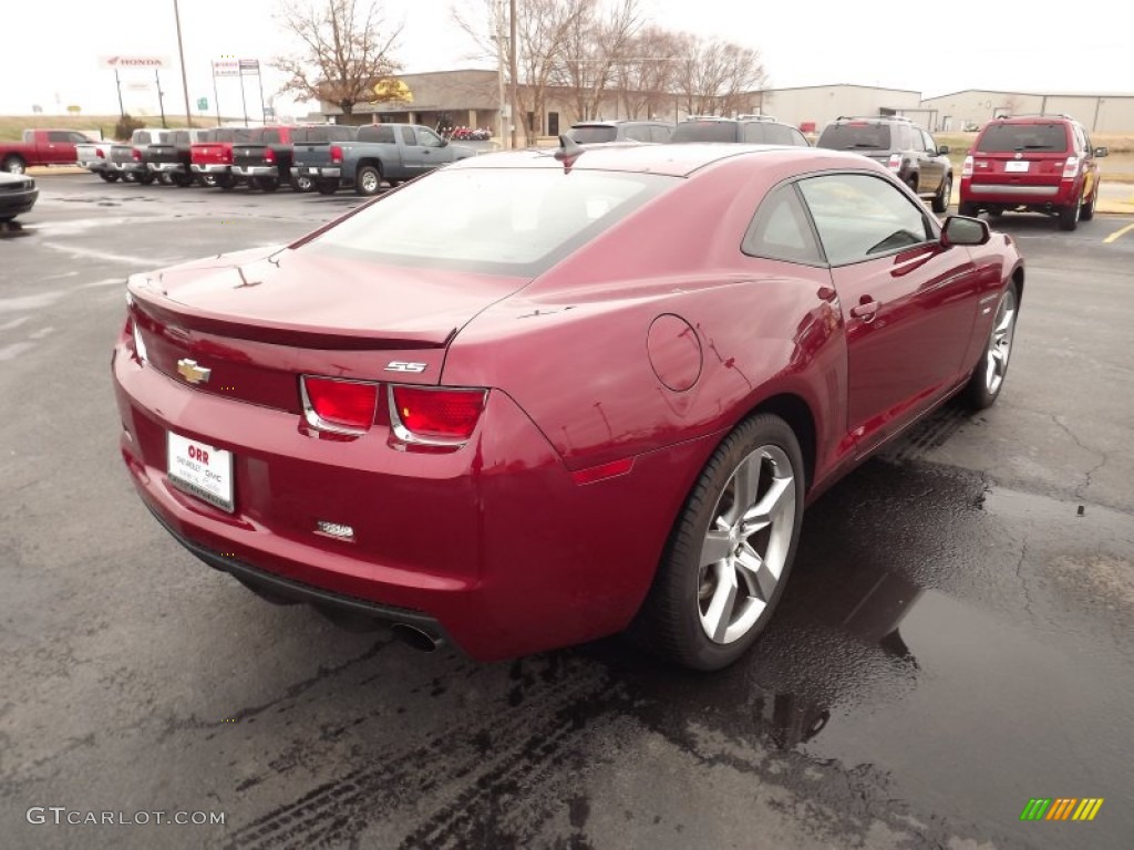 2010 Camaro SS Coupe - Red Jewel Tintcoat / Black photo #5