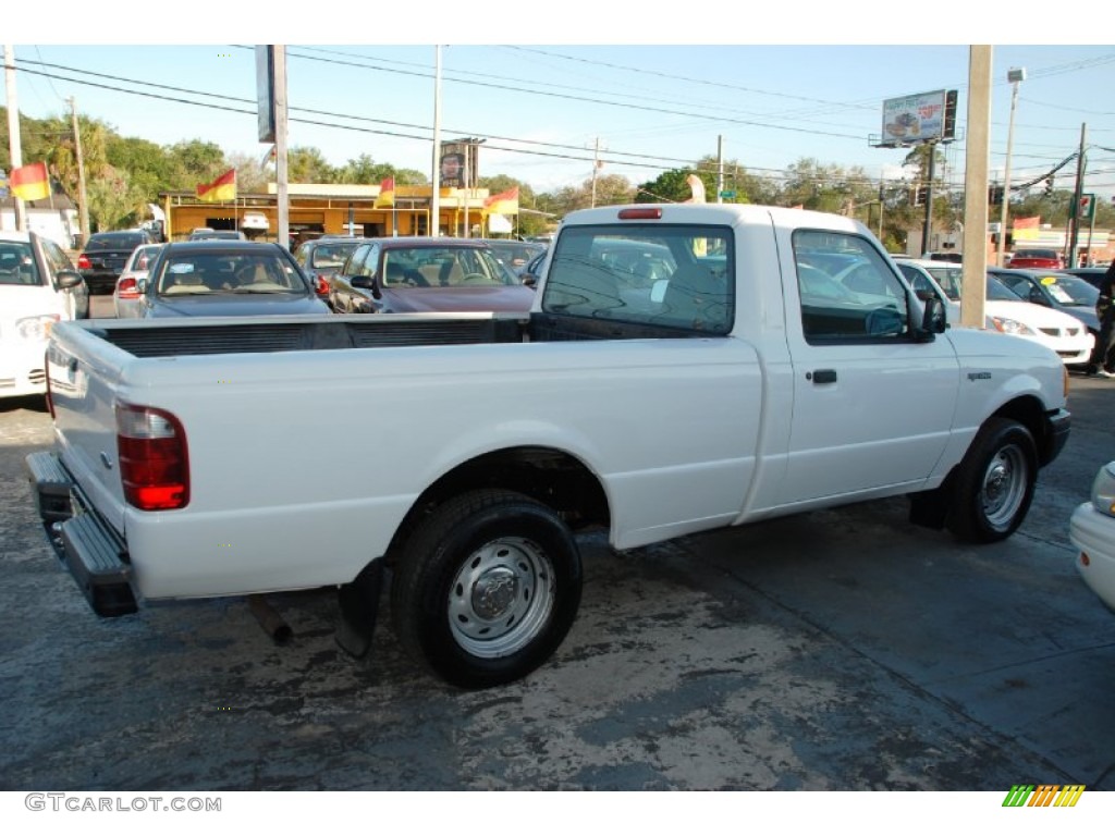 2001 Ranger Regular Cab - Oxford White / Dark Graphite photo #19