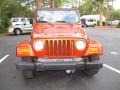 2000 Amber Fire Pearl Jeep Wrangler Sahara 4x4 #60973194