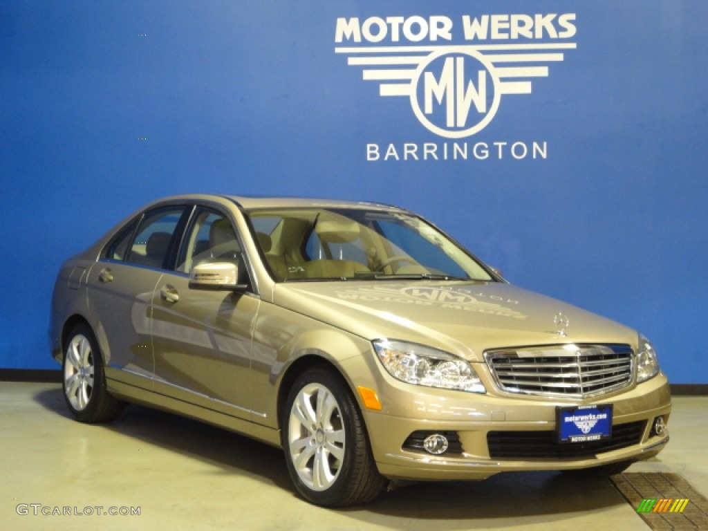 2011 C 300 Sport 4Matic - Pearl Beige Metallic / Almond/Mocha photo #1