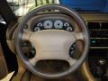 Medium Parchment 1999 Ford Mustang SVT Cobra Convertible Steering Wheel