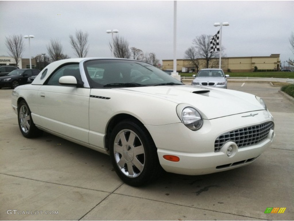 Whisper White 2002 Ford Thunderbird Premium Roadster Exterior Photo #60998584