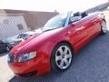 2005 Brilliant Red Audi S4 4.2 quattro Cabriolet  photo #3