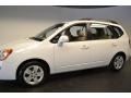 2010 Clear White Kia Rondo LX  photo #8