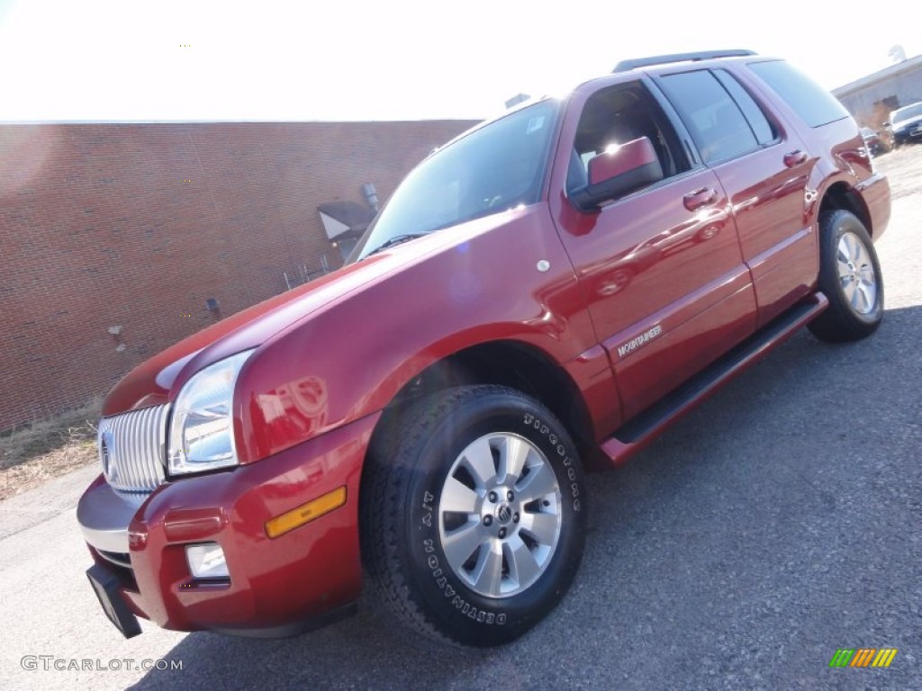 2007 Mountaineer  - Vivid Red / Charcoal Black photo #3