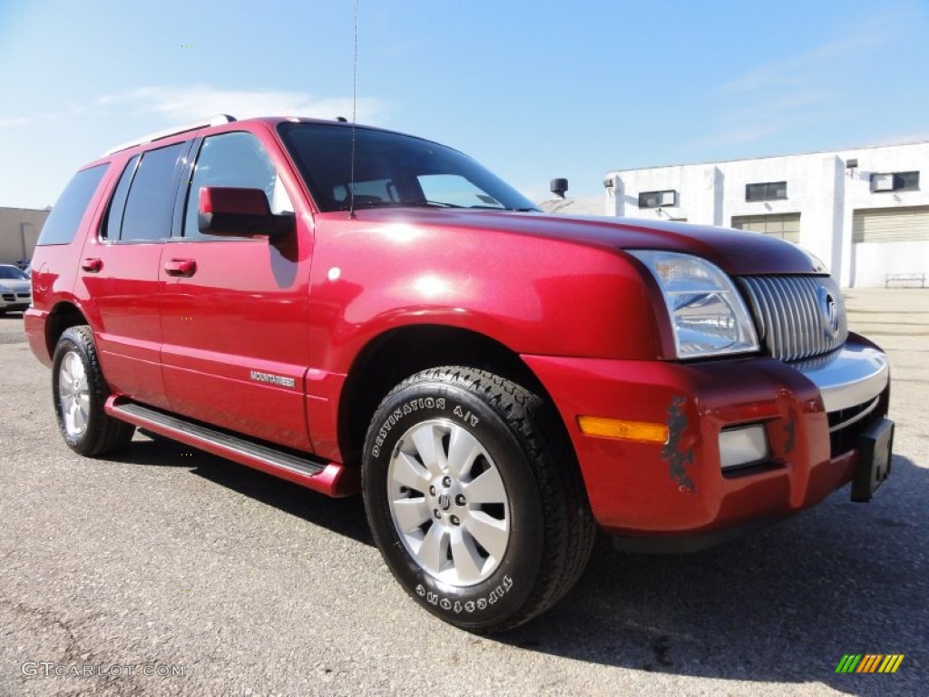 2007 Mountaineer  - Vivid Red / Charcoal Black photo #6