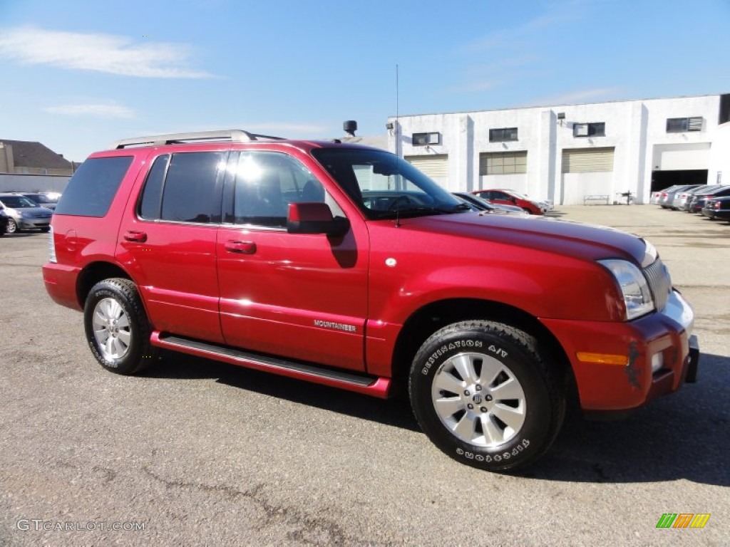 2007 Mountaineer  - Vivid Red / Charcoal Black photo #7