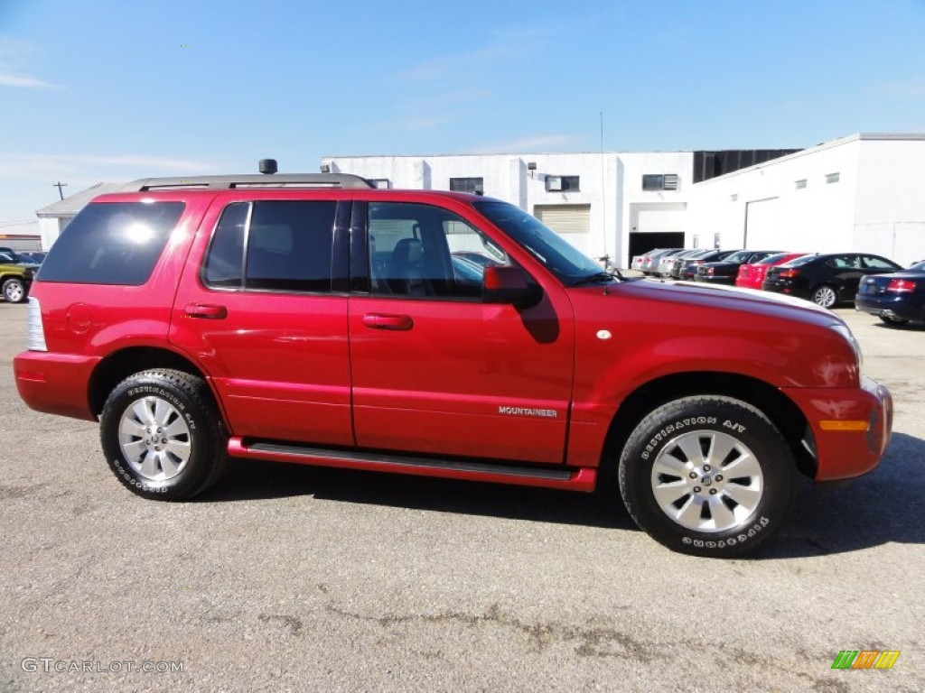 2007 Mountaineer  - Vivid Red / Charcoal Black photo #8