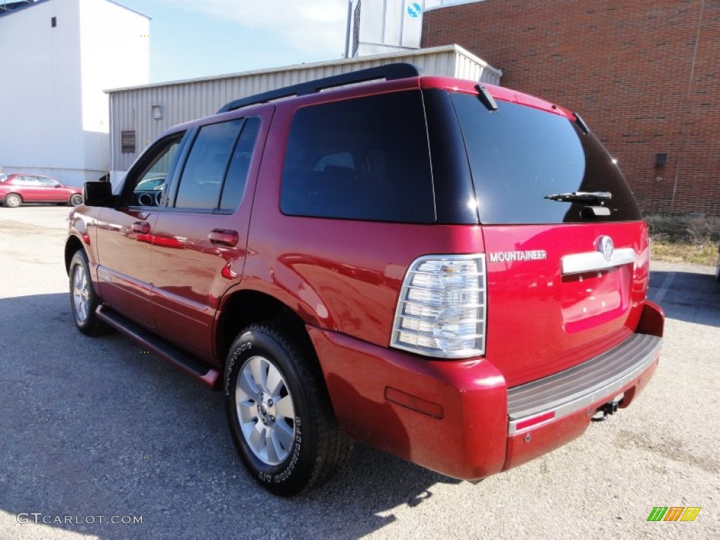 2007 Mountaineer  - Vivid Red / Charcoal Black photo #11