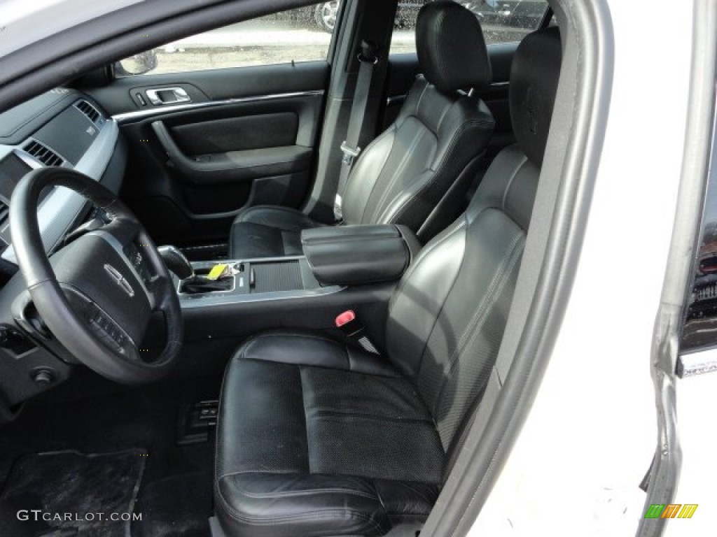 Charcoal Black/Fine Line Ebony Interior 2010 Lincoln MKS EcoBoost AWD Photo #61001615