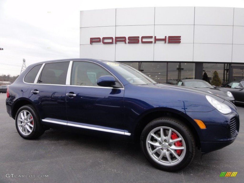 Marine Blue Metallic 2006 Porsche Cayenne Turbo Exterior Photo #61001818