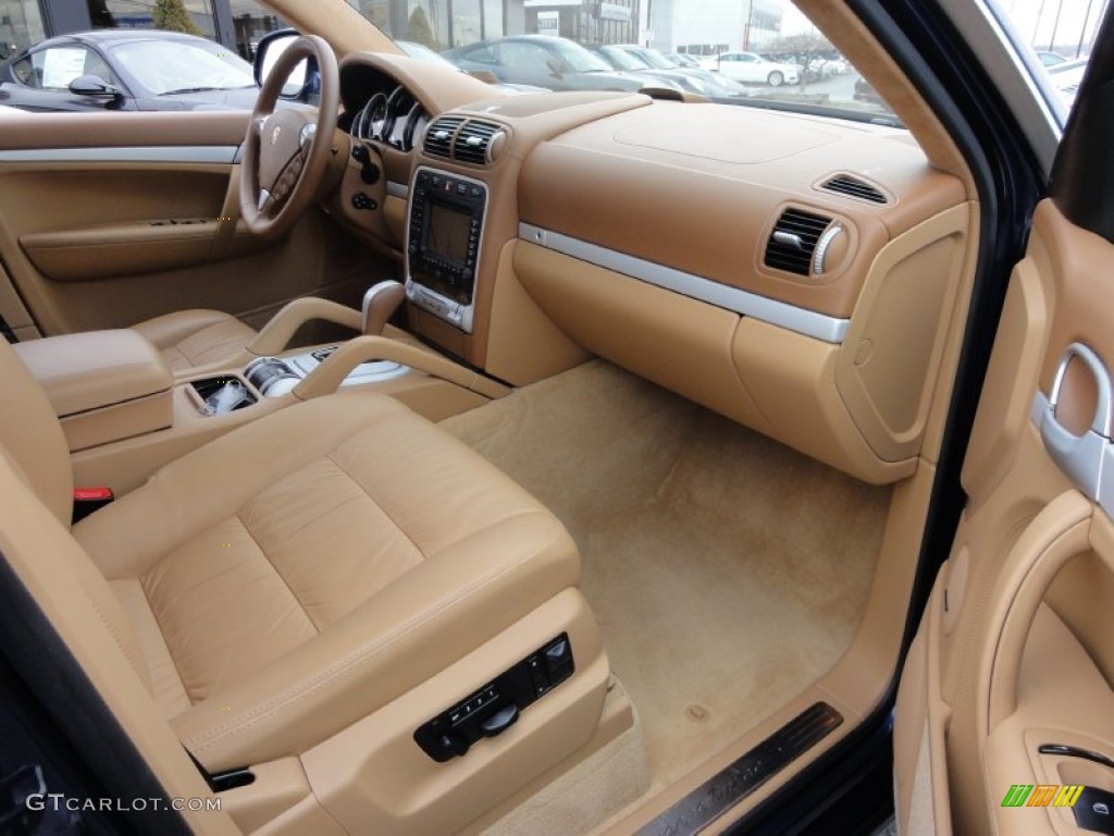 2006 Porsche Cayenne Turbo Havanna/Sand Beige Dashboard Photo #61001917