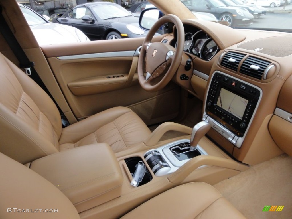 Havanna/Sand Beige Interior 2006 Porsche Cayenne Turbo Photo #61001926