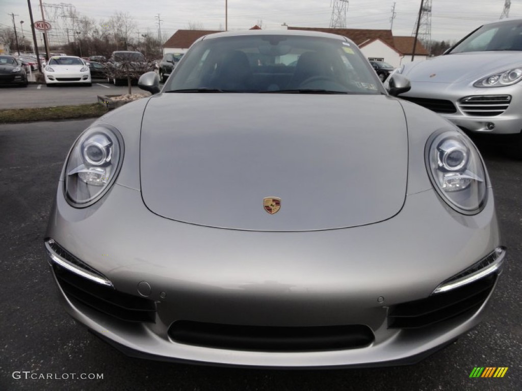 2012 New 911 Carrera S Coupe - Platinum Silver Metallic / Black photo #4