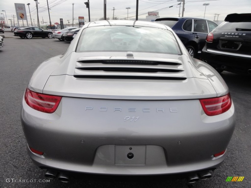 2012 New 911 Carrera S Coupe - Platinum Silver Metallic / Black photo #8