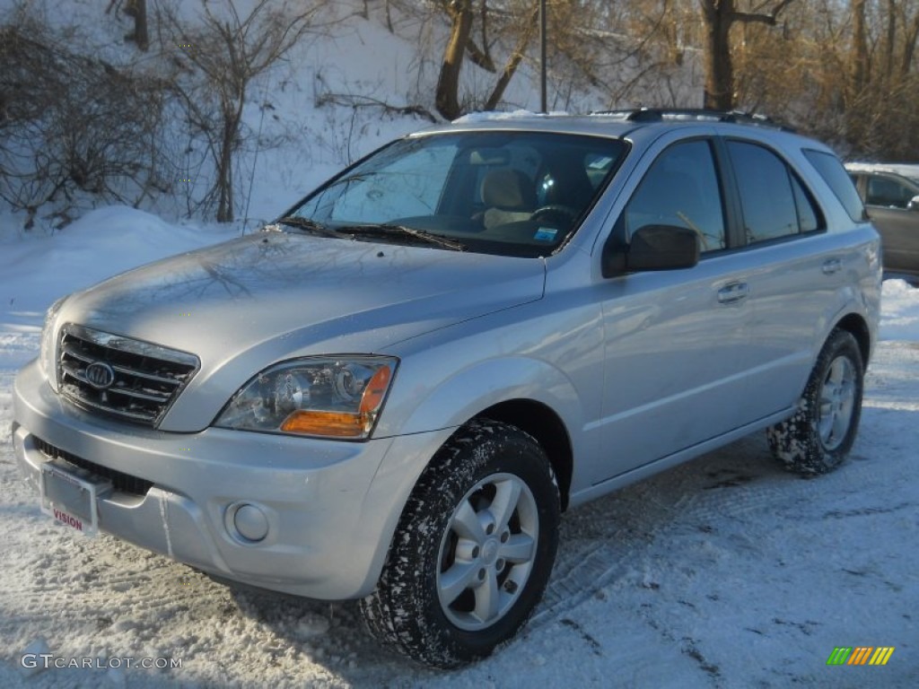 2007 Sorento LX 4WD - Silver / Gray photo #1