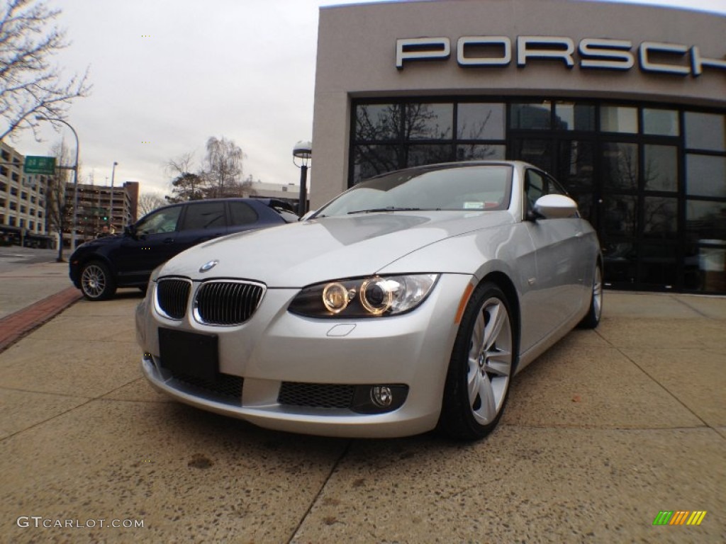 2008 3 Series 335i Convertible - Titanium Silver Metallic / Cream Beige photo #2