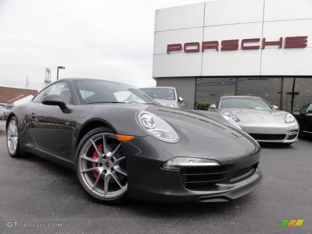 Agate Grey Metallic 2012 Porsche New 911 Carrera S Coupe Exterior Photo #61002523