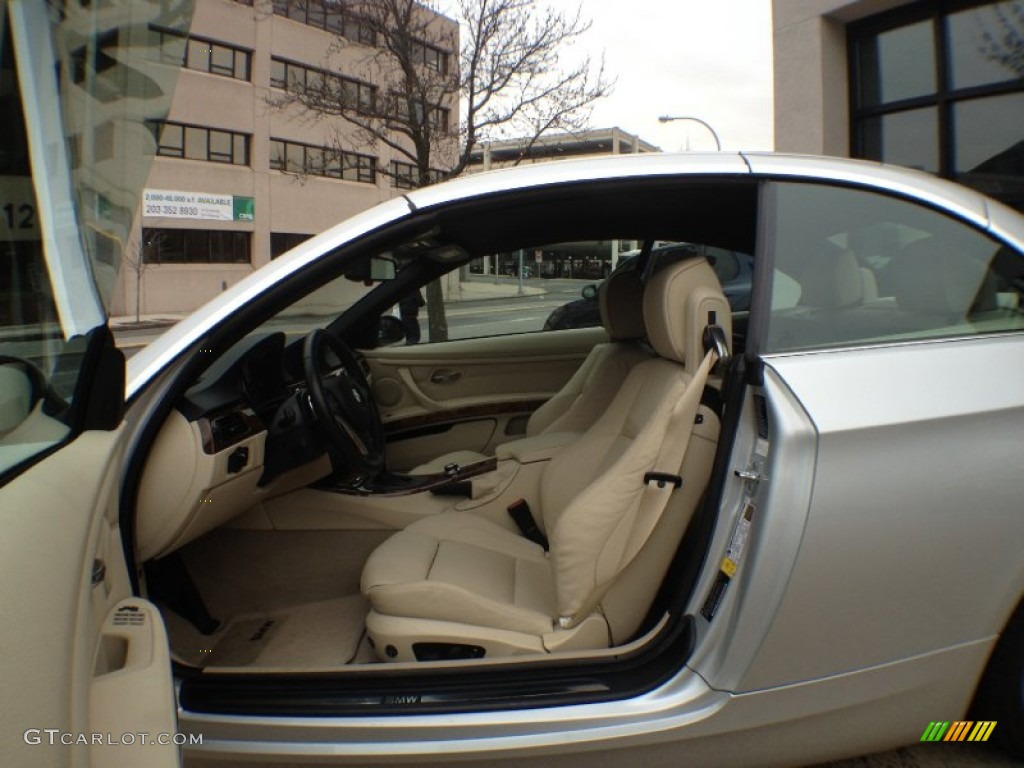 2008 3 Series 335i Convertible - Titanium Silver Metallic / Cream Beige photo #9