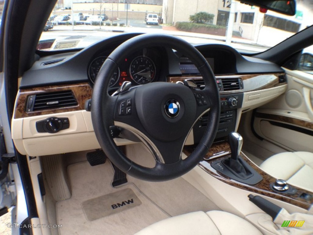 2008 3 Series 335i Convertible - Titanium Silver Metallic / Cream Beige photo #13