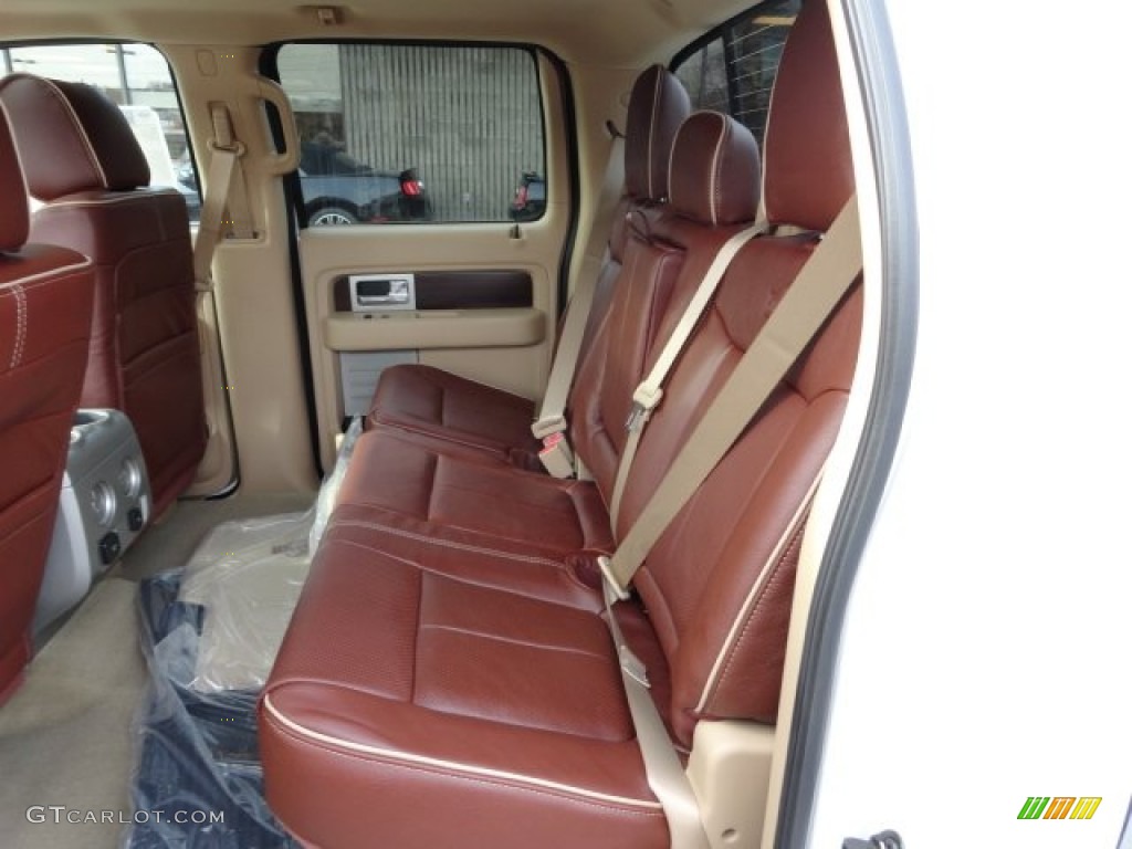 2012 F150 King Ranch SuperCrew 4x4 - White Platinum Metallic Tri-Coat / King Ranch Chaparral Leather photo #11