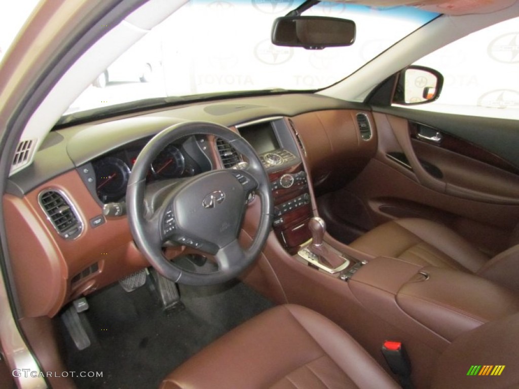 Chestnut Interior 2010 Infiniti EX 35 AWD Photo #61004146