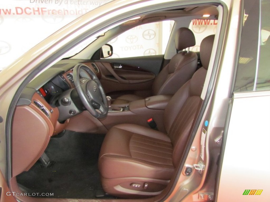 Chestnut Interior 2010 Infiniti EX 35 AWD Photo #61004164