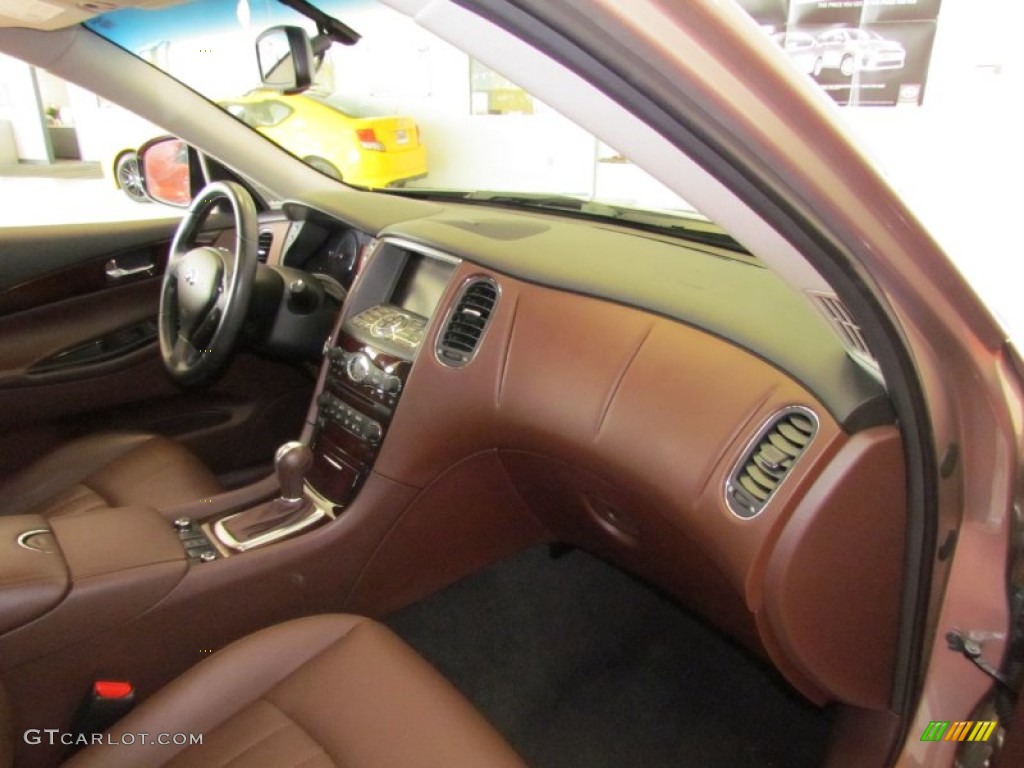 2010 Infiniti EX 35 AWD Chestnut Dashboard Photo #61004278