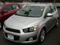 Silver Ice Metallic - Sonic LTZ Hatch Photo No. 1